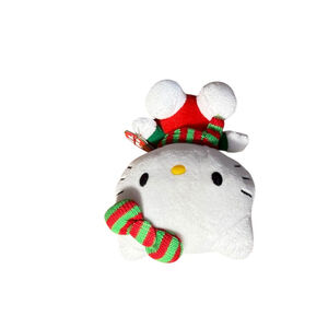 Baby Ty Beanie Babies Stuffed Animal One Size White Red Green #321